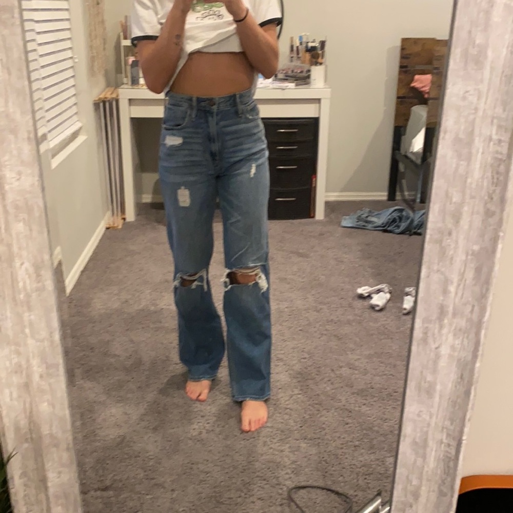 Hollister dad jeans